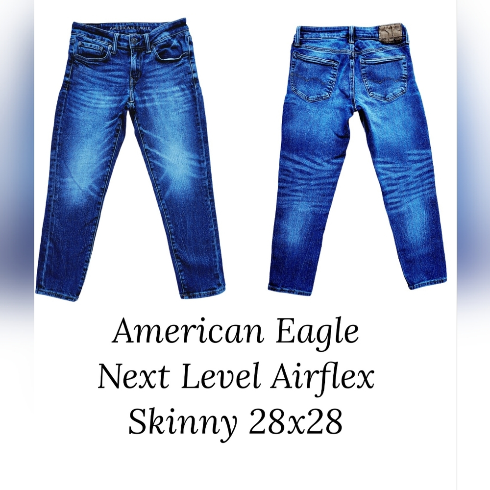 American Eagle Next Level Airflex Skinny Jeans Size 28x28